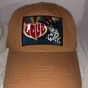 Dad Hat: Love Shows the Way patch:Rust Brown Color